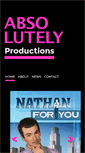Mobile Screenshot of absolutelyproductions.com