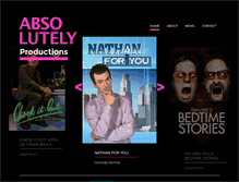 Tablet Screenshot of absolutelyproductions.com